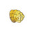 Metallic Gold Sea Shell,