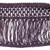 Chainette Fringe 4" Drop Eggplant Per Yard