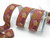 Jacquard Ribbon 1 5/16"(34mm)  Duo Leaf *Colors* Per Yard