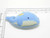 Blue Whale Iron On Patch Applique Puffy 3D Blue Whale Iron On Patch Applique Puffy 3D