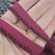 Cord edge with Lip 3/16" Wine Conso 12 Yards