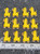 Giraffe Iron On Applique, Embroidered Rayon Patch (Set of 12)