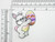 Easter Bunny with Egg Patch Embroidered Iron On Applique