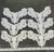 Venice Lace Yoke Applique 4 1/4" x 6" Off White  Pack Of 6