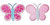 Butterfly 2 3/4" Dandy Dots Large *Colors*