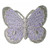 Butterfly with Silver Edged Wing PURPLE
