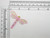 Dragonfly Patch with Studs Embroidered Iron On Applique 1 1/2" x 2 1/8" pink