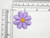 Daisy 1 1/2" 38mm Embroidered Iron on Applique lilac

Fully Embroidered