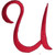 Script Red Letter U