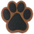 Paw Print Large 6" BROWN