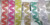 Jacquard Ribbon 1" (25mm) 100% Polyester - 6 Row Wave 9 mtrs
