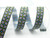 Jacquard Ribbon 1" Geometric on Black 9 Mtrs