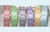 Jacquard Ribbon 1" Poly Silvery Rose Pattern 9 Mtrs