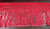 Chainette Fringe 4 7/8" Drop Red Per Yard