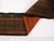 Jacquard Ribbon 4 7/8" Red Gold & Green African Sun per Yard