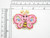 Butterfly 2 1/4" x 1 3/4" Iron On Patch Applique (57mm x 44mm) approx

Embroidered on Calico with a Pink Felt Cut Out Body

Measures 2 1/4" x 1 3/4"  (57mm x 44mm) approx