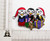 Christmas Penguin Gifts Iron On Patch Applique 4" x 2 5/8"(100mm x 67mm)

Fully Embroidered 

Measures 4" w x 2 5/8 h (100mm x 67mm ) approx