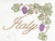 Rhinestud Applique - Italy Grape vines