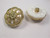 Button 1 1/8" ( 29mm) Gold Pearl Color Insets - Per Piece