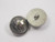 Button 13/16" (20mm) Silver Domed Lone Star  - Per Piece