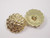 Button 13/16" (20.6mm) Gold Fancy Knot  - Per Piece