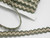 Braid 1/2" (12.5mm) Sage & Ivory Double Whipstitch Wrights 6 Yards