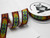 Aztec Jacquard Ribbon 1 1/2" (38mm) Bright Pattern priced Per Yard