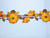 Iron On Border Giant Flowers 102mm 4 wide" Priced Per Yard  Iron On Be Bold!