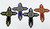 Cross Fleur de Lys Woven iron on Applique  (149mm x 124mm) 6 Pack
