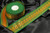 Jacquard Ribbon 1 3/4" 44mm Metallic Gold Paisley Green