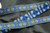 BLUE Jacquard Ribbon 7/8" 22mm Lorica Medieval