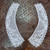 Venice Lace Collar Appliques - Left & Right Pair White