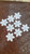 Venice Lace Flower Appliques White 8 Pack