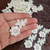 Venice Lace Floral Appliques Ivory 50 Pack