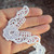 Venice Lace Yoke Appliques White 3 Pack