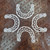 Venice Lace Horseshoe  Appliques White 4 Pack