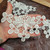 Venice Lace Lotus Flower Yoke Applique Ivory 3 Pack
