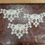 Venice Lace Lotus Flower Yoke Applique Ivory 3 Pack