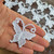 Venice Lace Butterfly Appliques White 12 Pack