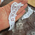 Venice Lace Floral Left & Right  Applique White 2 Pairs