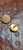 Two Tone Metal 15.2mm Shank Button 2 pieces