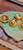 Gold Button Domed Grooved Plastic, Shank 27.6mm  per piece
