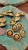 Black Enamelled Lion Head Metal 17.7mm Shank Button Per Piece