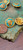 Blue Enamelled Medusa Head Metal 17.mm Shank Button Per Piece