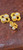 Vintage Gold Domed Pearlised Button 25mm