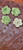 Hand Made Clay Fired Flower 2 hole 30mm Buttons set of 4
