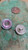 Opalescent Faced Button Metal Shank 17.8mm - 2 Pack