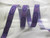 Jacquard Ribbon 3/4" (19mm) Renaissance Style Per Yard - Purple