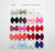 Satin Ribbon Double Bows *Colors* 10 Pack