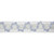 Braid 1" White & Blue Fancy 11 Yards